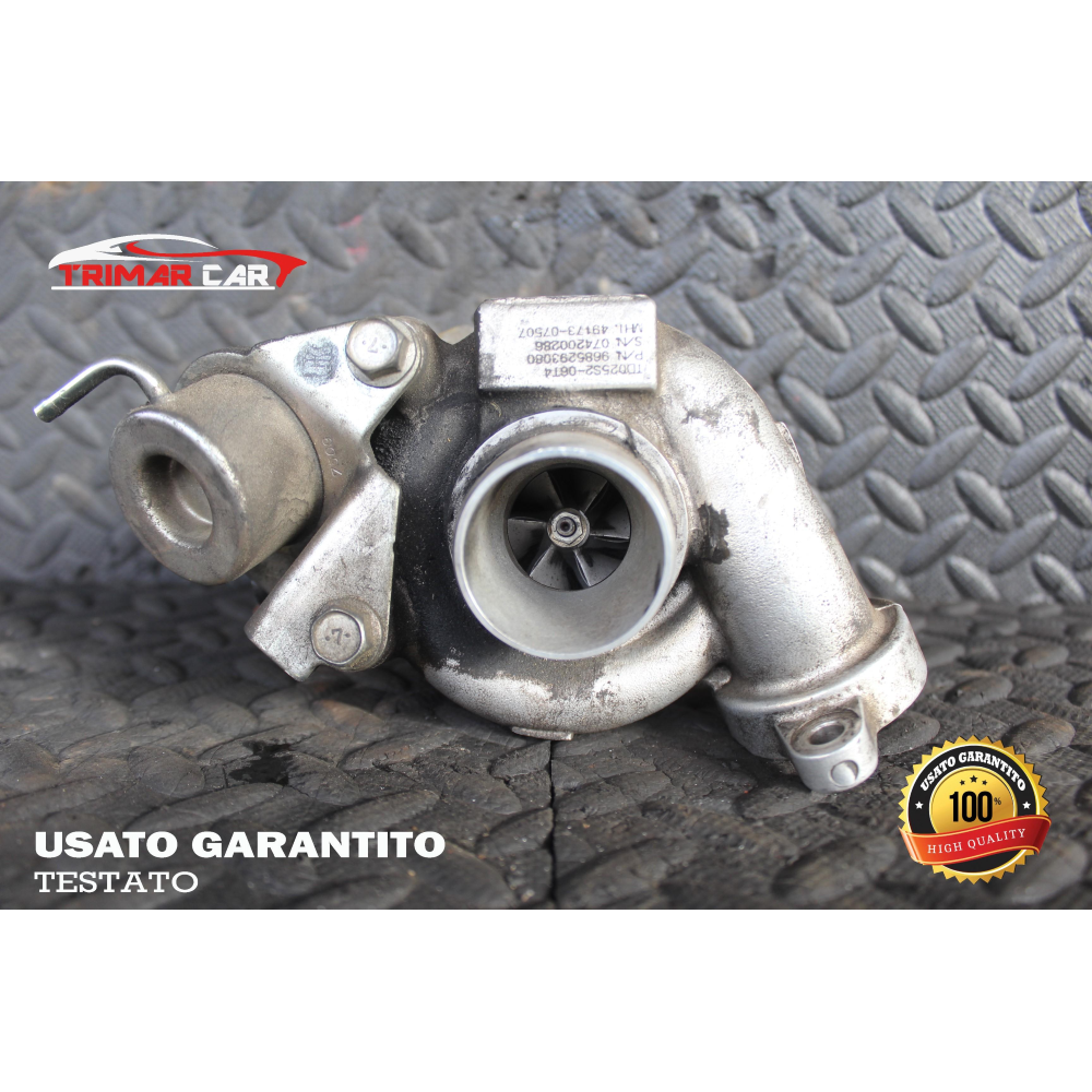 9685293080 TURBINA TURBO PEUGEOT 207 (WA,WC)(06-15) 1.6 HDI 90CV 66KW COD MOTORE: 9HX