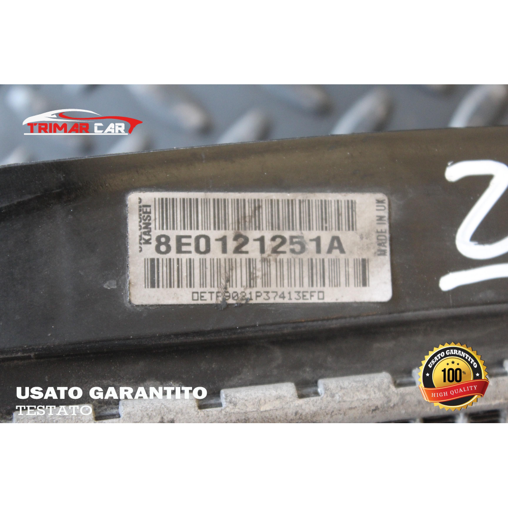 8E0121251A RADIATORE ACQUA MOTORE AUDI A4 (8E2,B6)(2000-2004) 1.9 TDI 130CV 96KW CODICE MOTORE: AVF