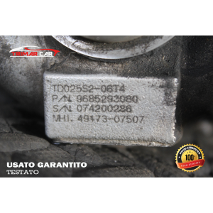 9685293080 TURBINA TURBO PEUGEOT 207 (WA,WC)(06-15) 1.6 HDI 90CV 66KW COD MOTORE: 9HX