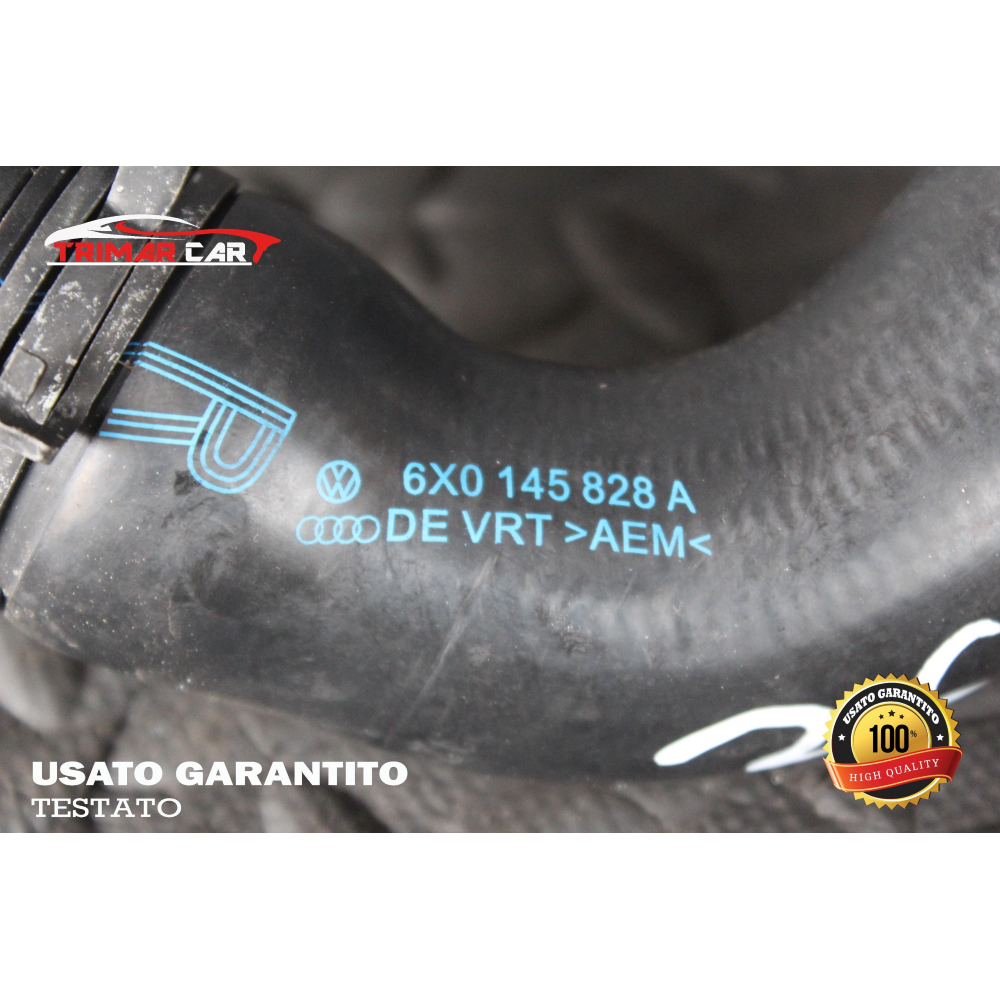 6X0145762F TUBO MANICOTTO ASPIRAZIONE ARIA VW POLO (9N)(2001-2012) 1.4 TDI 75CV 55 KW COD MOTORE: AMF