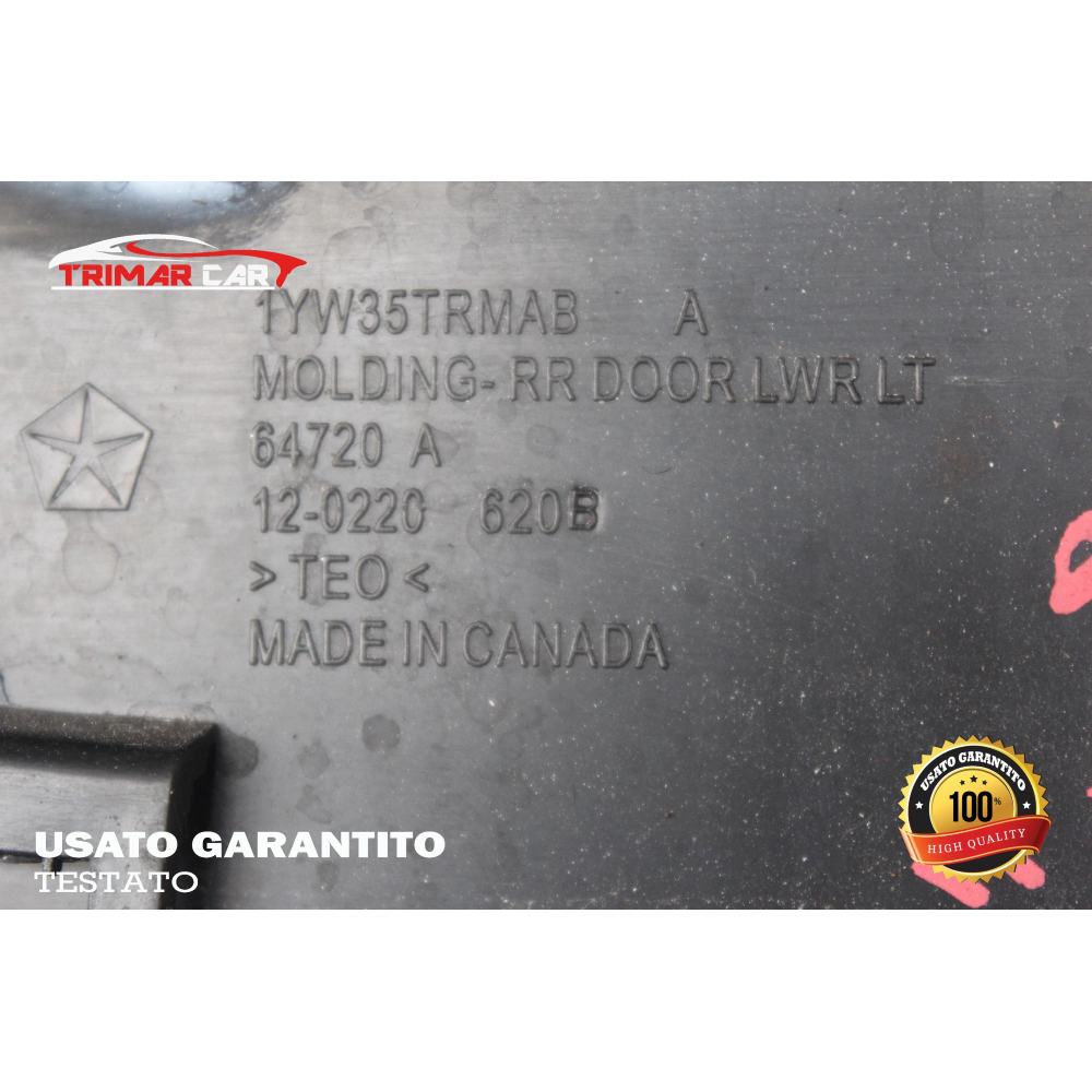 1YW35TRMAB INF FASCIONE PROTEZIONE PORTA POSTERIORE SINISTRA JEEP CHEROKEE 5 (KL)(2013 IN POI) 2.2 CRD 4X4 200CV 147KW SIGLA MOT. LAU61