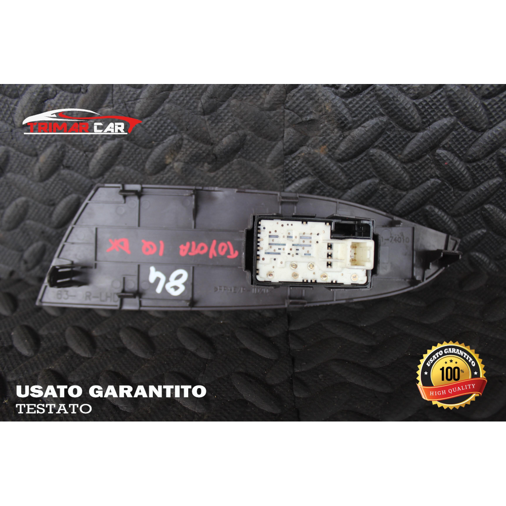 74231-74010 INTERRUTTORE ALZAVETRO ANTERIORE DX DESTRO TOYOTA IQ (J1)(2008 IN POI)