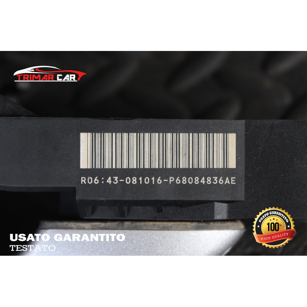 68084836AE MANIGLIA ESTERNA POSTERIORE DESTRA JEEP CHEROKEE 5 (KL)(2013 IN POI) 2.2 CRD 4X4 200CV 147KW SIGLA MOT. LAU61