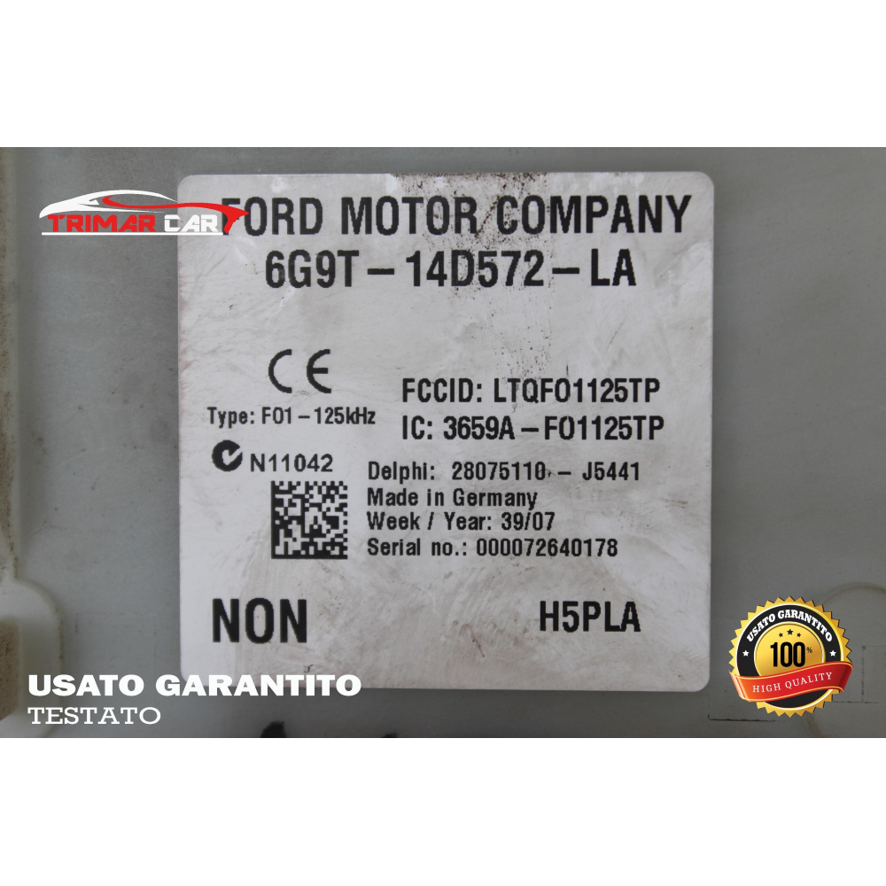 6G9T-14D572-LA LR004680 CENTRALINA BODY COMPUTER BCM LAND ROVER FREELANDER 2 (L359)(06-14) 2.2 TD4 4X4 160CV 118KW COD MOTORE: 224DT