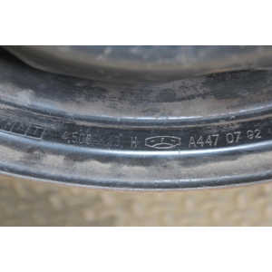 4,50BX13H R13 CERCHIO SINGOLO IN FERRO FIAT CINQUECENTO (170)(91-99) 0.9 i.e. S 40CV 29KW