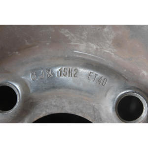 6JX15H2ET40 R15 CERCHIO SINGOLO IN FERRO LANCIA YPSILON 2 (843)(2003-2011) 1.3 MJET 75CV 55KW COD MOT; 199A2000