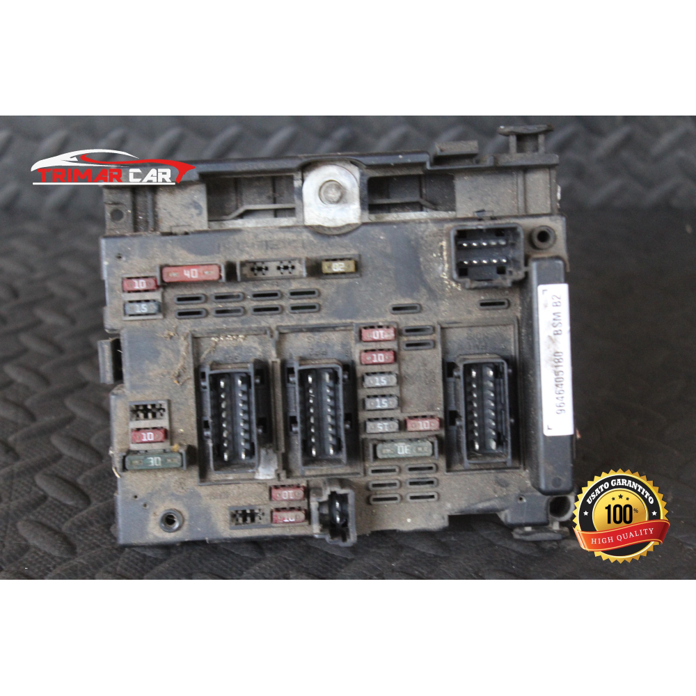 9646405180 CENTRALINA SCATOLA PORTAFUSIBILI PEUGEOT 307 (3A/C)(2000-2009) 2.0HDI 107CV 79KW CODICE MOTORE: RHS