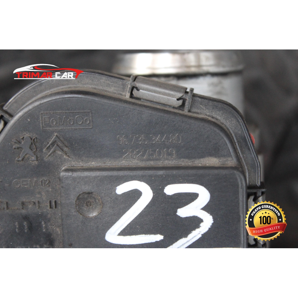 9673534480 CORPO FARFALLATO VOLVO V60 SW(155)(2013-2015) 1.6 DRIVE 114CV 84KW COD MOT; D4162T