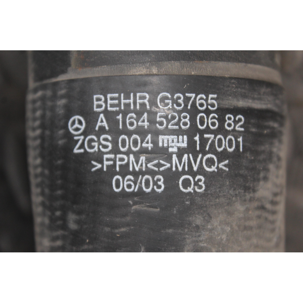 A1645280682 TUBO MANICOTTO INTERCOOLER TURBO MERCEDES CLASSE ML (W164)(05-11) ML 320CDI 4-MATIC 224CV 165KW COD MOT. 642940