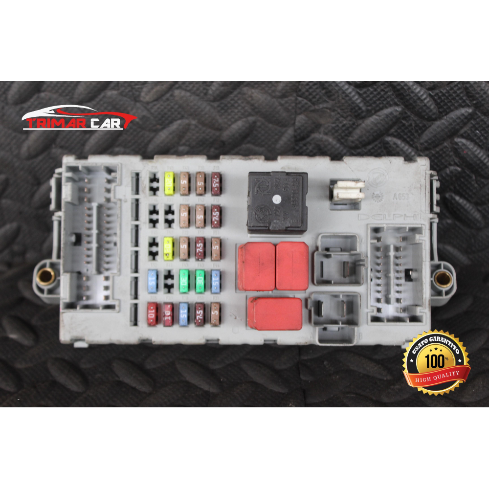 51786802 CENTRALINA SCATOLA PORTAFUSIBILI LANCIA YPSILON 2 (843)(2003-2011) 1.3 MJET 75CV 55KW COD MOT; 199A2000