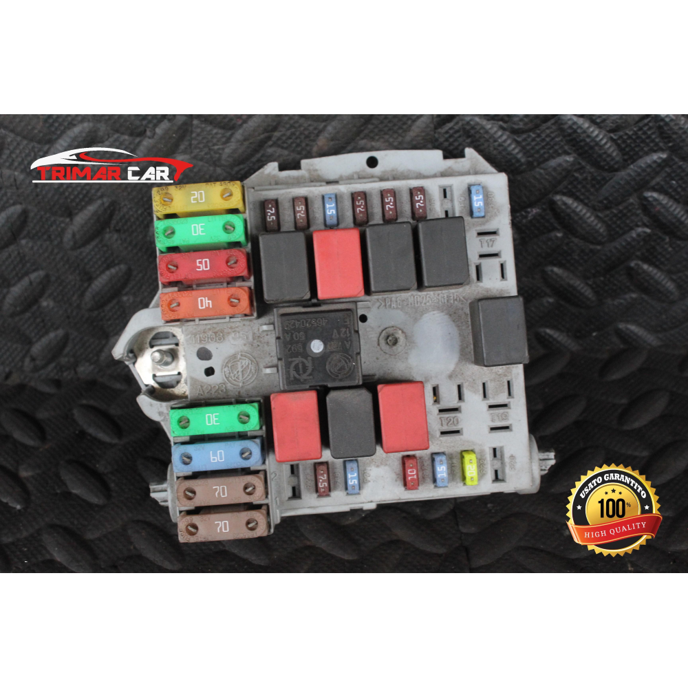 51792198 CENTRALINA SCATOLA PORTAFUSIBILI LANCIA YPSILON 2 (843)(2003-2011) 1.3 MJET 75CV 55KW COD MOT; 199A2000