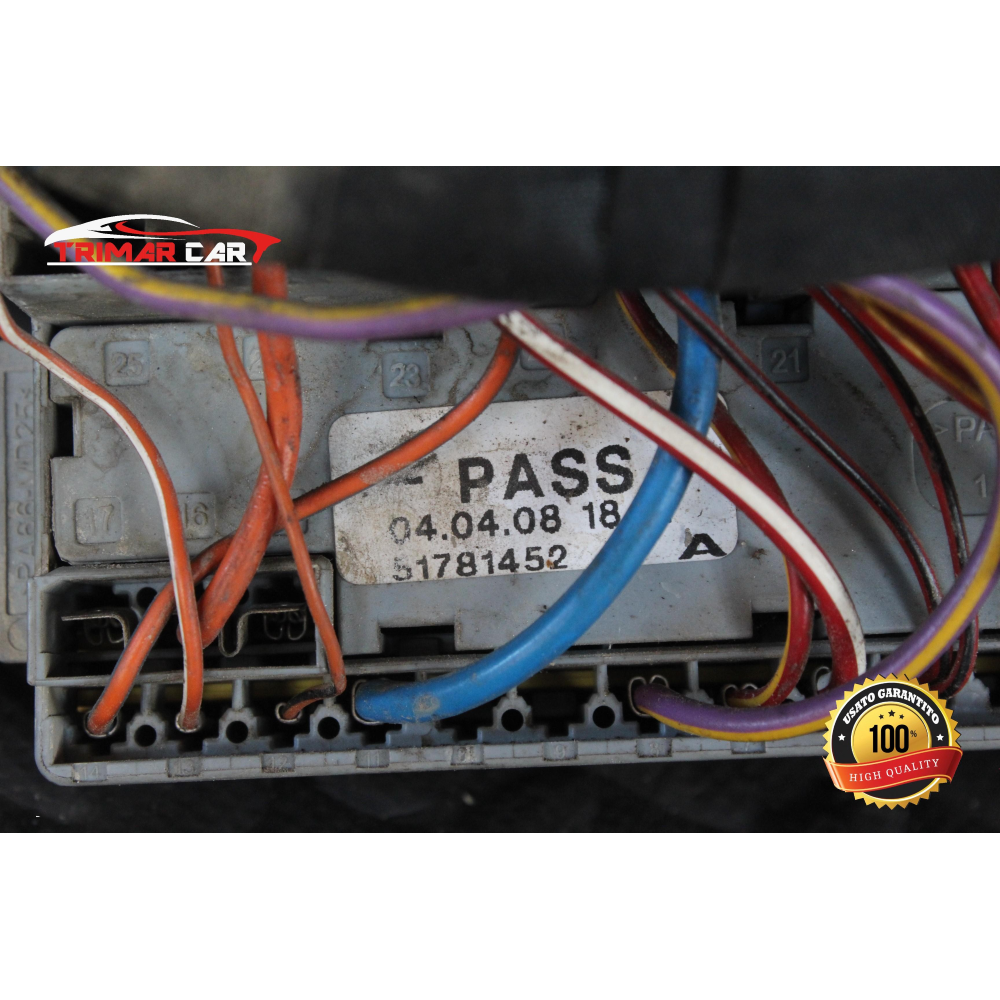 51781452 CENTRALINA SCATOLA PORTAFUSIBILI FIAT FIORINO 3 (225)(2007 IN POI) 1.3 MJET 75CV 55KW