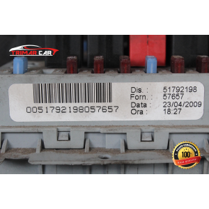 51792198 CENTRALINA SCATOLA PORTAFUSIBILI LANCIA YPSILON 2 (843)(2003-2011) 1.3 MJET 75CV 55KW COD MOT; 199A2000