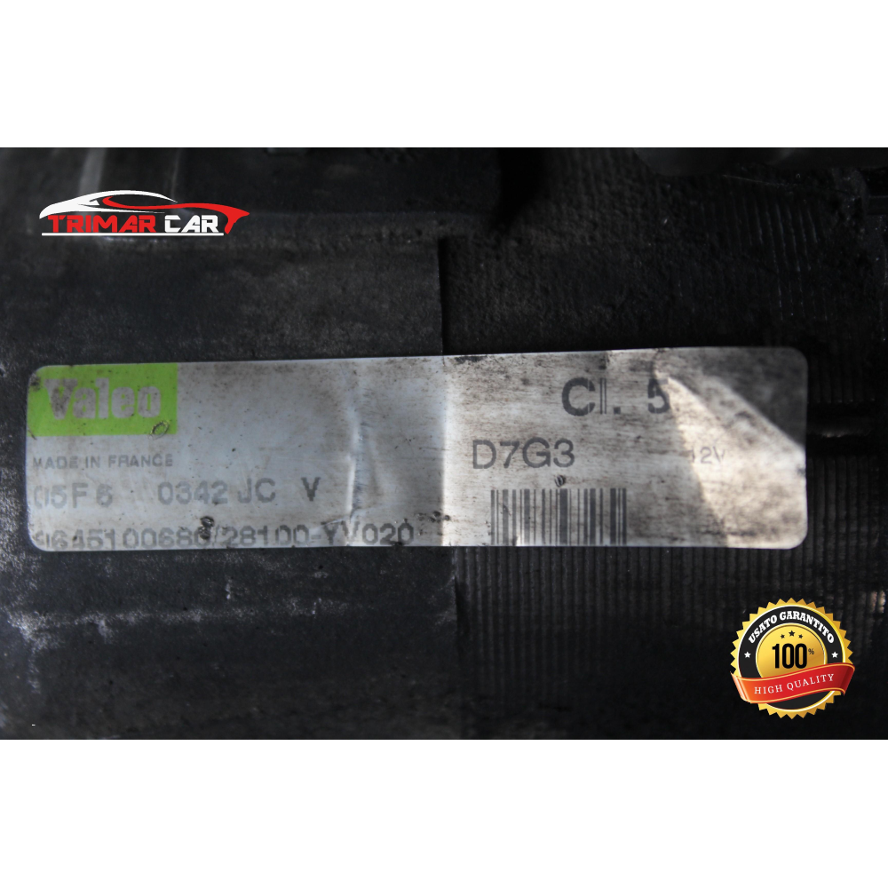 9645100680 D7G3 MOTORINO AVVIAMENTO CITROEN PEUGEOT TOYOTA 1.4HDI 1.6HDI  