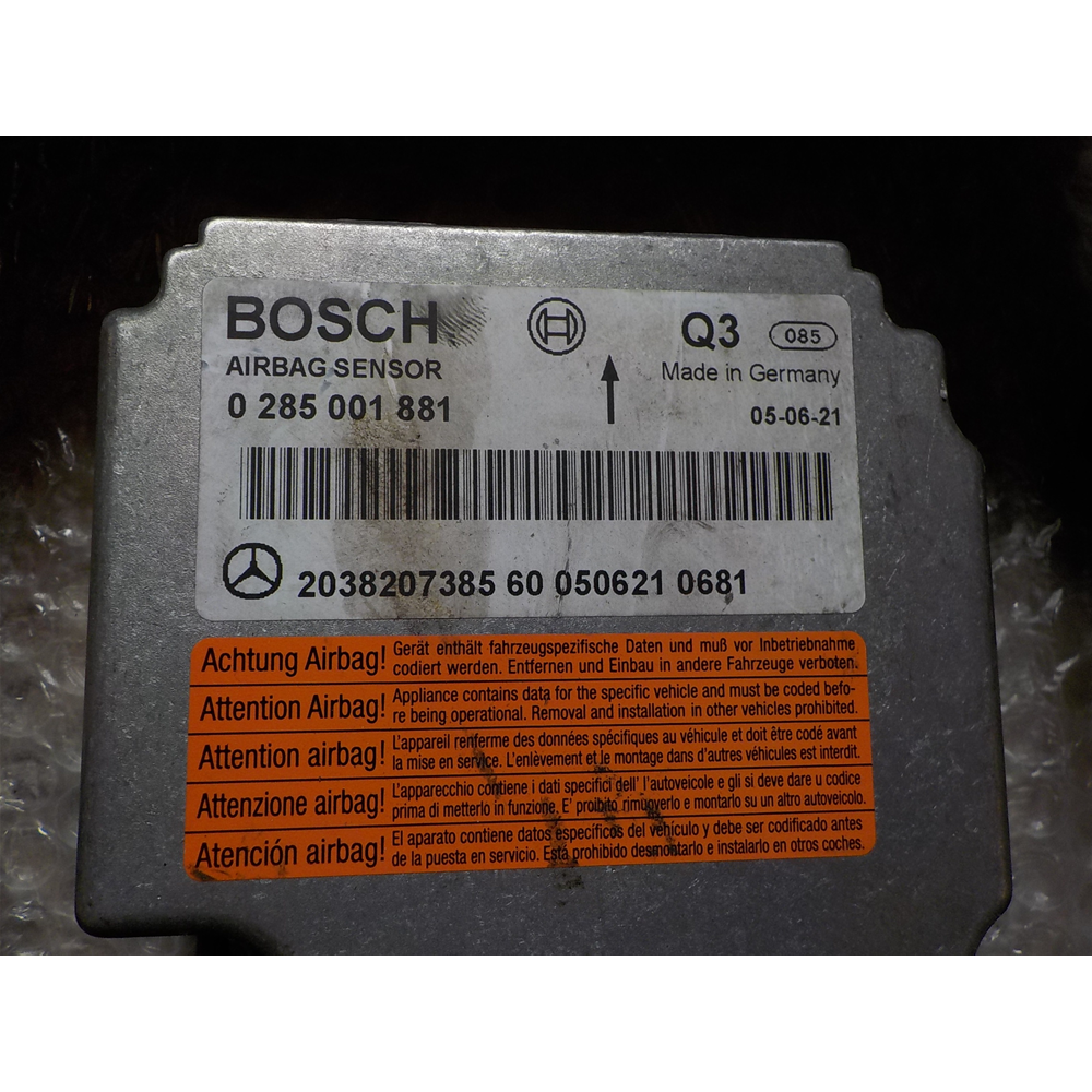 KIT AIRBAG MERCEDES-BENZ CLASSE C (W203) [00-07] COD: 0285001881 305422799162