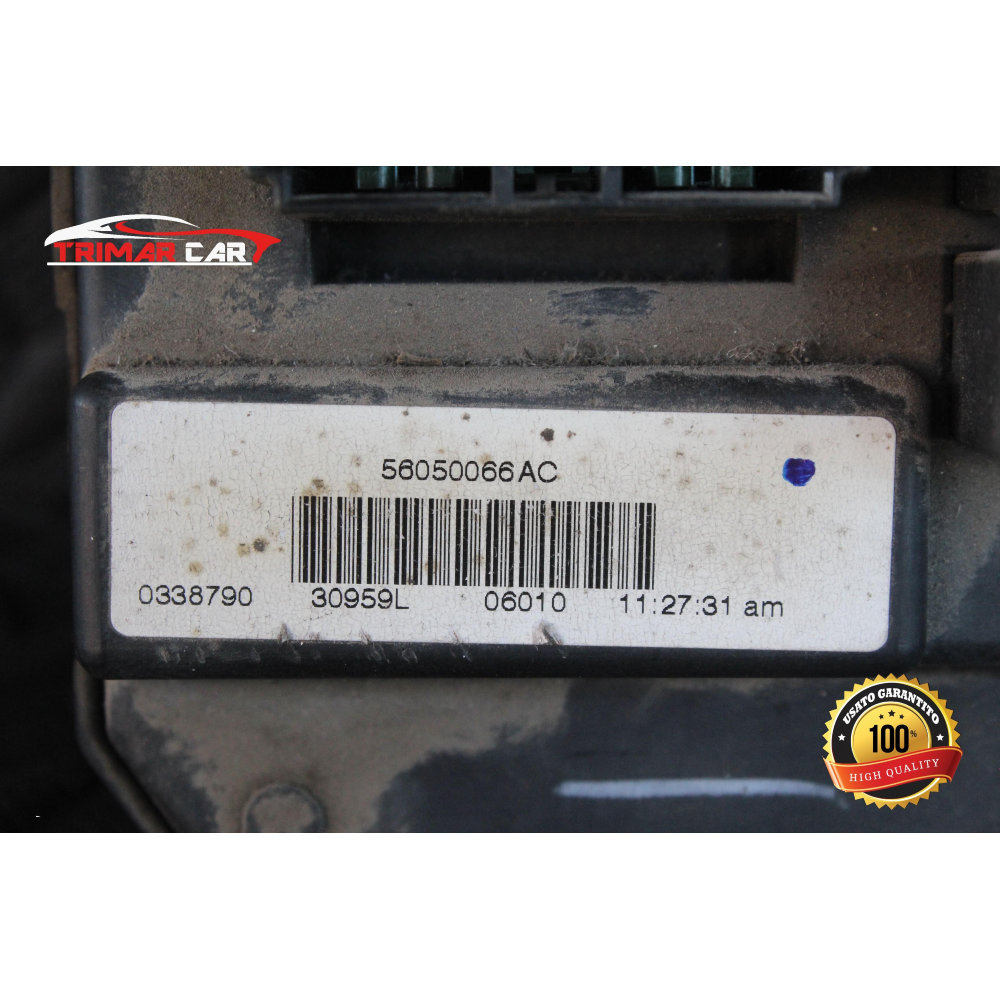 56050066AC CENTRALINA SCATOLA PORTAFUSIBILI JEEP GRAND CHEROKEE 3 III (WH,WK)(04-11) 3.0 CRD 218CV 160KW COD MOTORE: 642980 EXL
