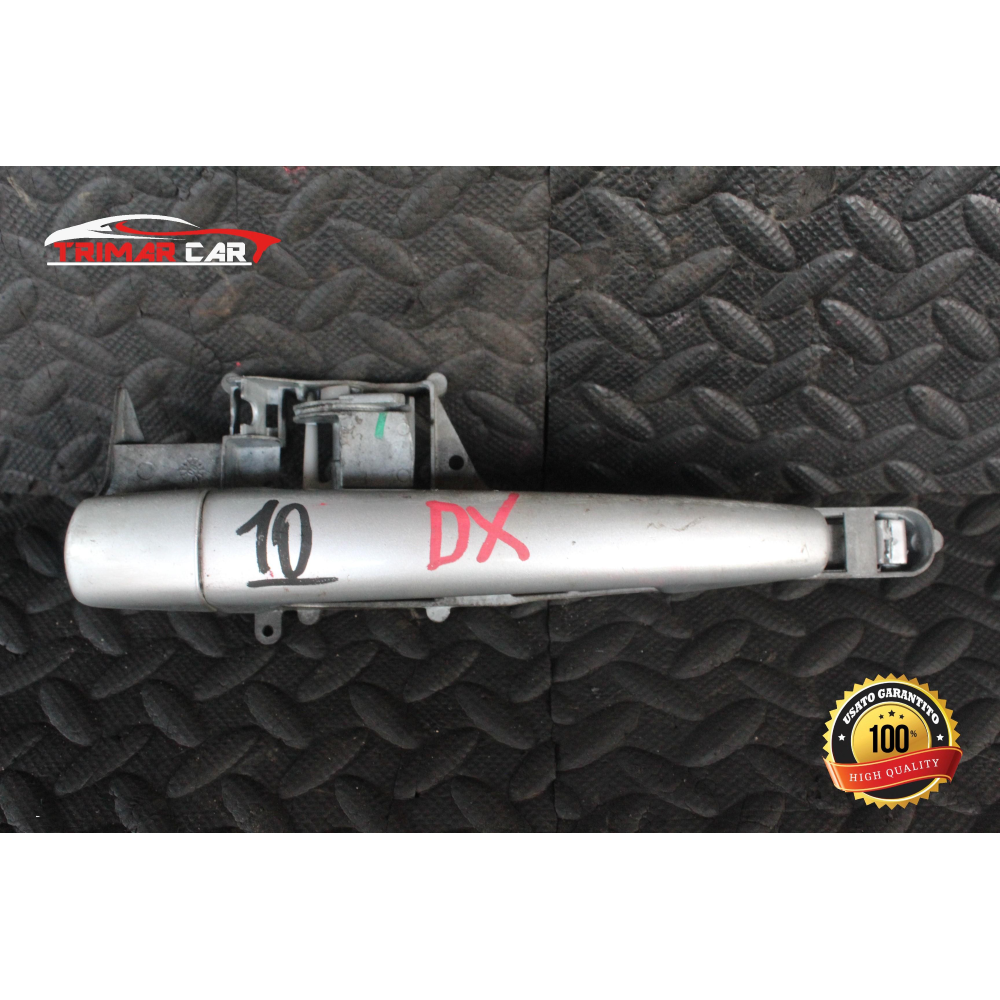 9680168580 MANIGLIA ESTERNA ANTERIORE DESTRA PEUGEOT 207 (WA,WC)(06-15) 1.6 HDI 109CV 80 KW COD MOT; 9HZ