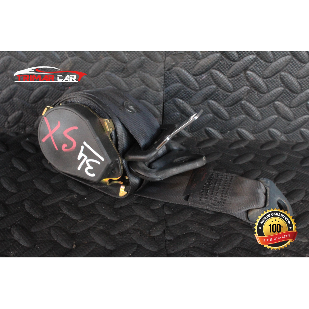 96498076XX CINTURA SICUREZZA POSTERIORE SINISTRA PEUGEOT 207 (WA,WC)(06-15) 1.6 HDI 109CV 80 KW COD MOT; 9HZ