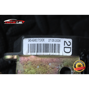 96498075XX CINTURA SICUREZZA POSTERIORE DESTRA PEUGEOT 207 (WA,WC)(06-15) 1.6 HDI 109CV 80 KW COD MOT; 9HZ