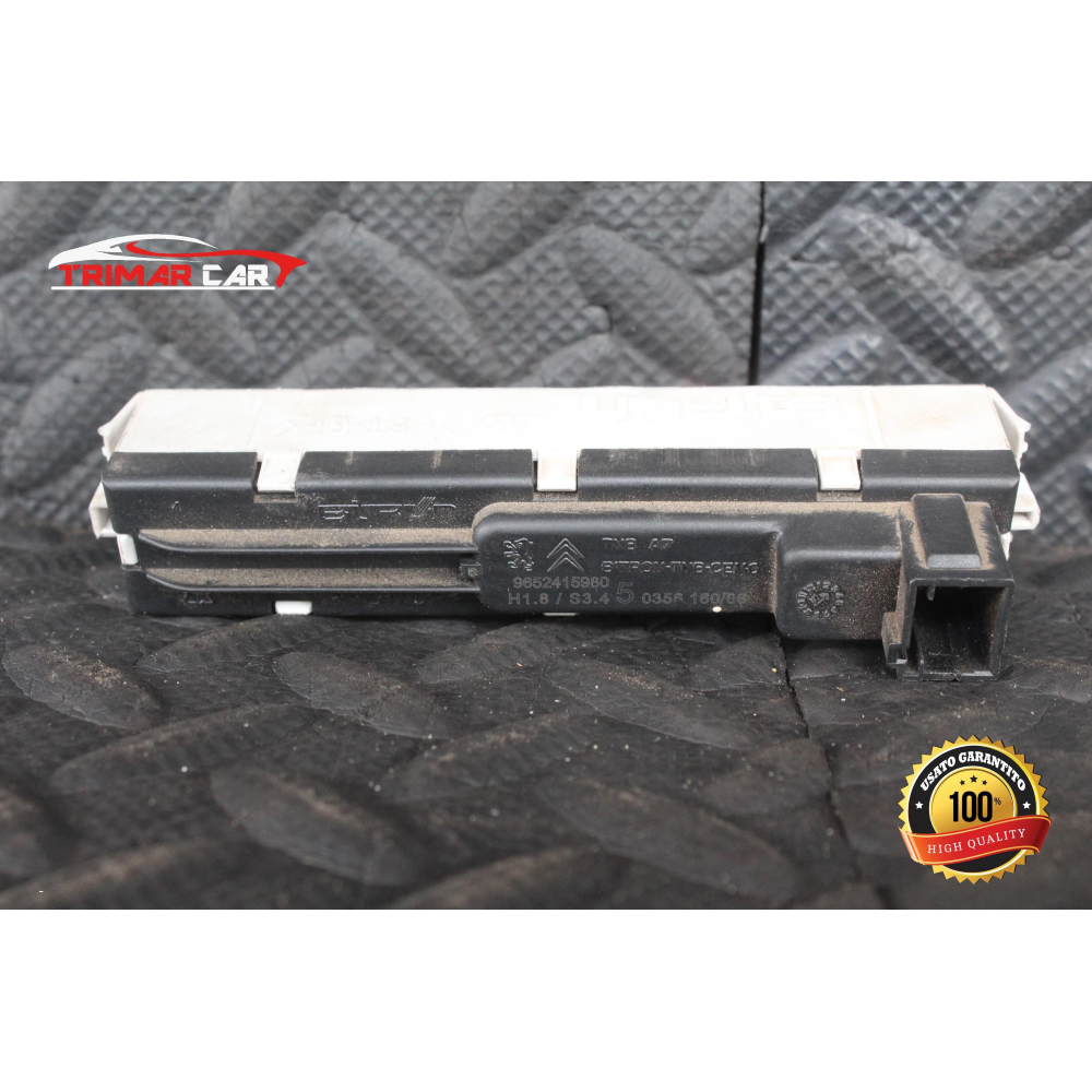 9652415980 DISPLAY CINTURE DI SICUREZZA PEUGEOT 207 (WA,WC)(06-15) 1.6 HDI 90CV 66KW COD MOTORE: 9HX