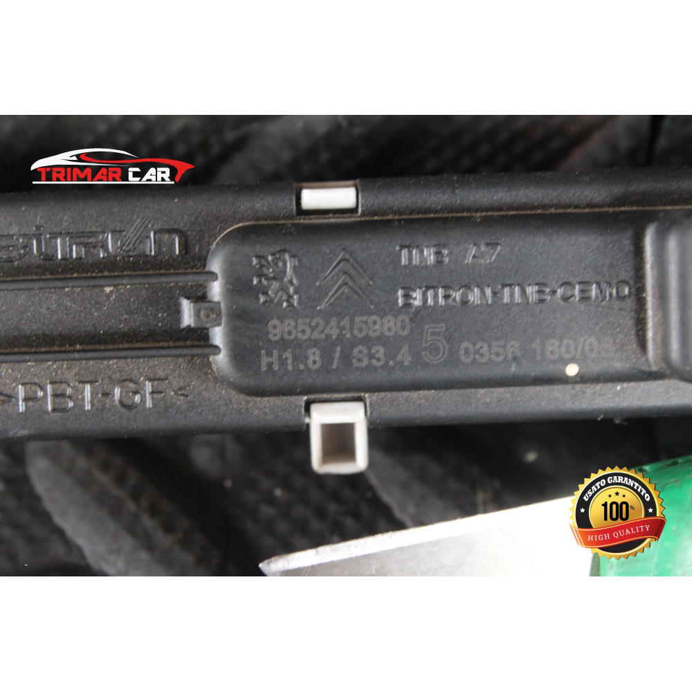 9652415980 DISPLAY CINTURE DI SICUREZZA PEUGEOT 207 (WA,WC)(06-15) 1.6 HDI 90CV 66KW COD MOTORE: 9HX