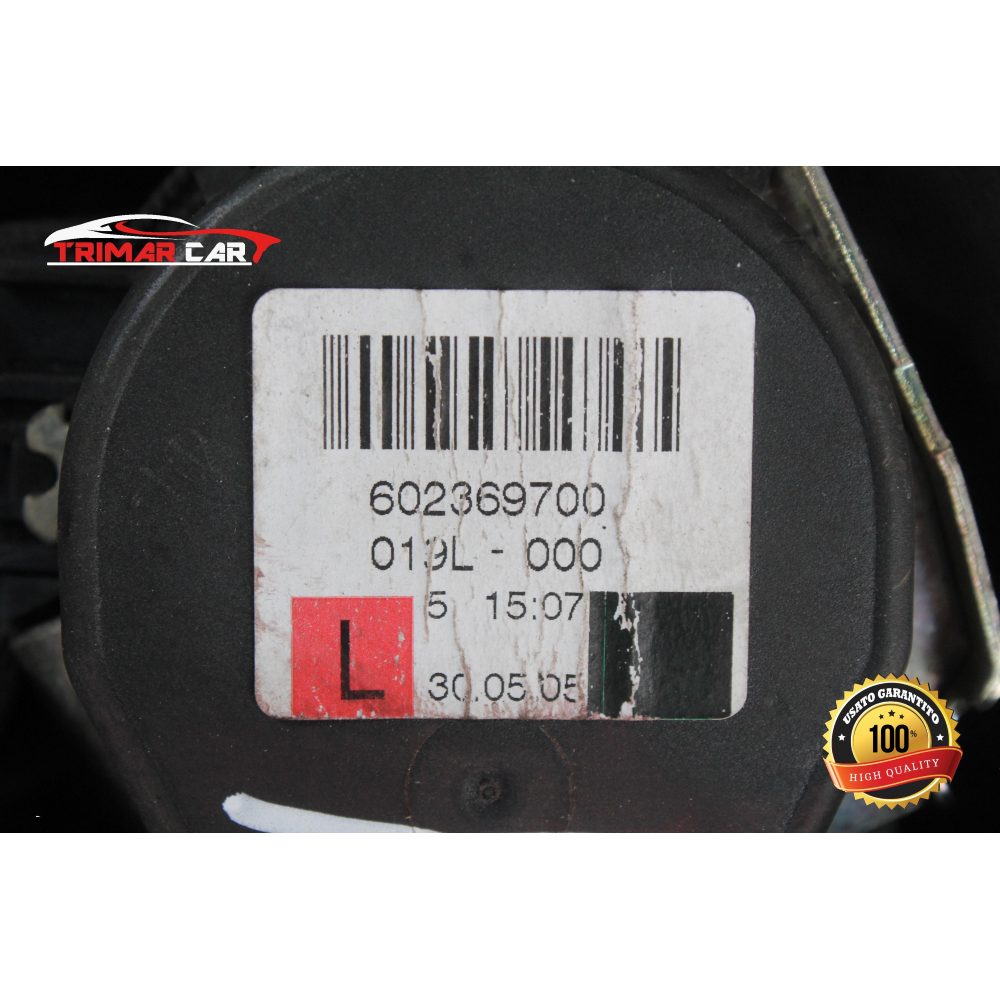 602369700 CINTURA SICUREZZA POSTERIORE SINISTRA MERCEDES CLASSE A (W169)(2004-2012) A 180 CDI 109CV 80KW COD MOTORE: 640940