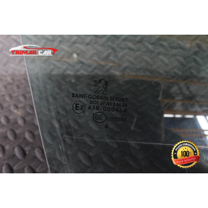 43R-000464 5P VETRO SCENDENTE PORTA ANTERIORE DESTRA PEUGEOT 207 (WA,WC)(06-15) 1.6 HDI 90CV 66KW COD MOTORE: 9HX