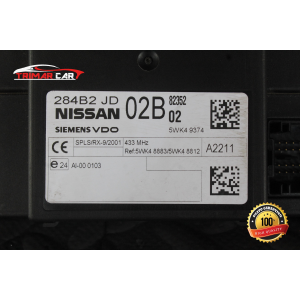 284B2JD02B CENTRALINA BODY COMPUTER NISSAN QASHQAI 1 I (J10,JJ10)(06-13) 2.0 DCI 150CV 110KW COD MOTORE: M9R