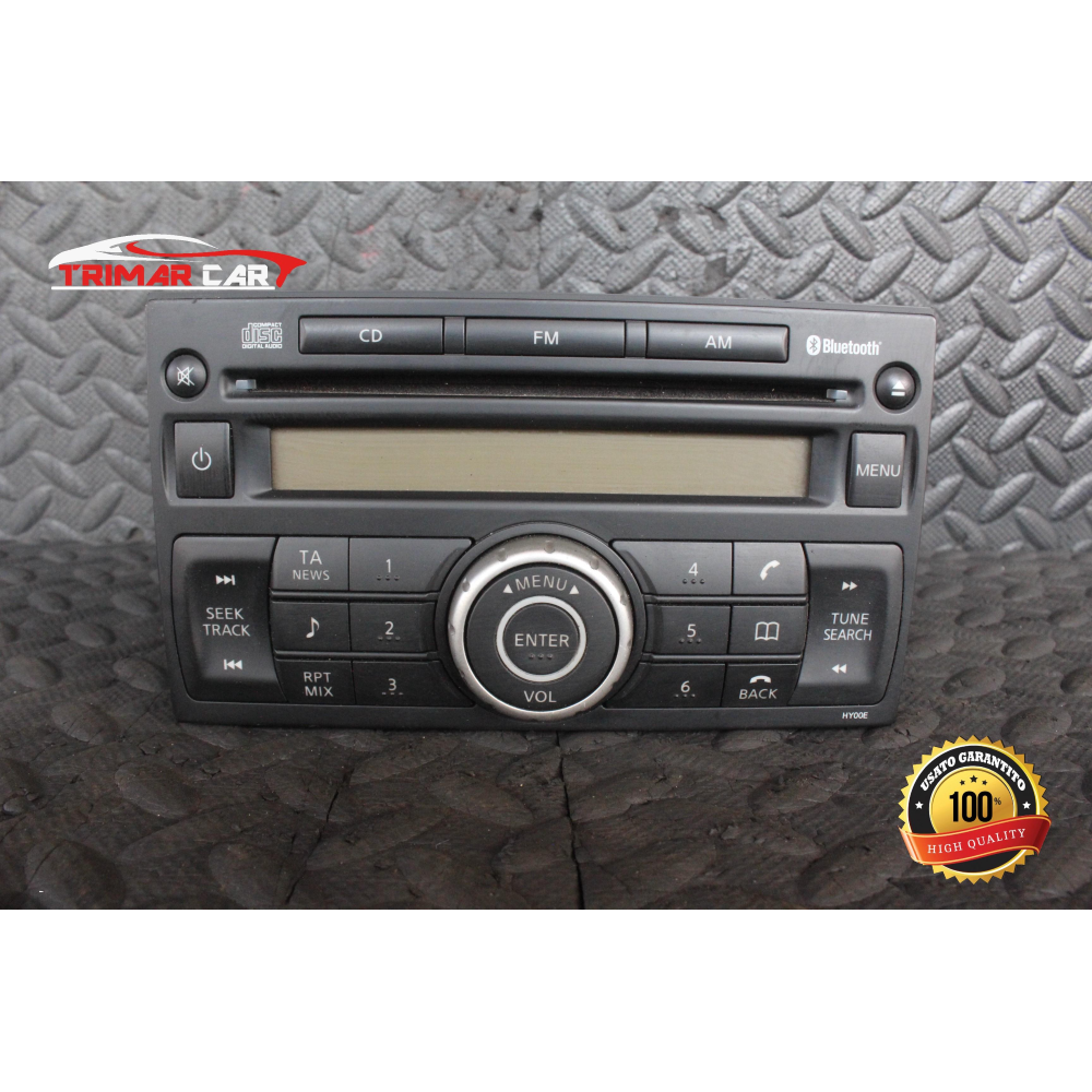28185JD00A AUTORADIO RADIO STEREO NISSAN QASHQAI 1 I (J10,JJ10)(06-13) 2.0 DCI 4X4 150CV 110KW COD MOTORE: M9R
