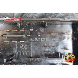 1K0937124K CENTRALINA SCATOLA PORTAFUSIBILI VW GOLF 5 V (1K1)(2003-2009) 1.9 TDI 105CV 77W COD MOT; BKC