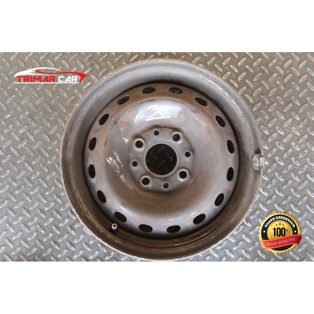 5.00BX13H X35 R13 CERCHIO SINGOLO IN FERRO FIAT PUNTO 2 (188)(1999-2012)