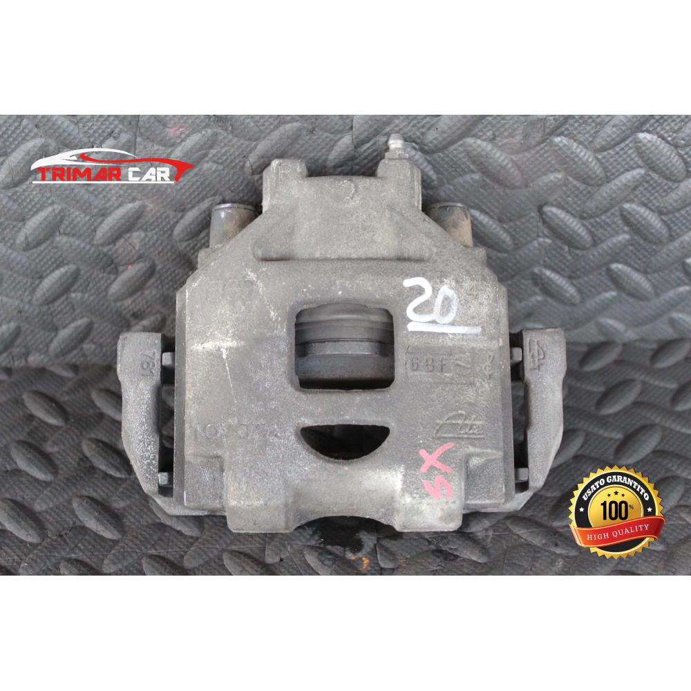 PINZA FRENO ANTERIORE SINISTRA TOYOTA YARIS 3 III (P13)(2010 IN POI) 1.4D-4D  90CV  66KW  COD MOT; 1NDTV