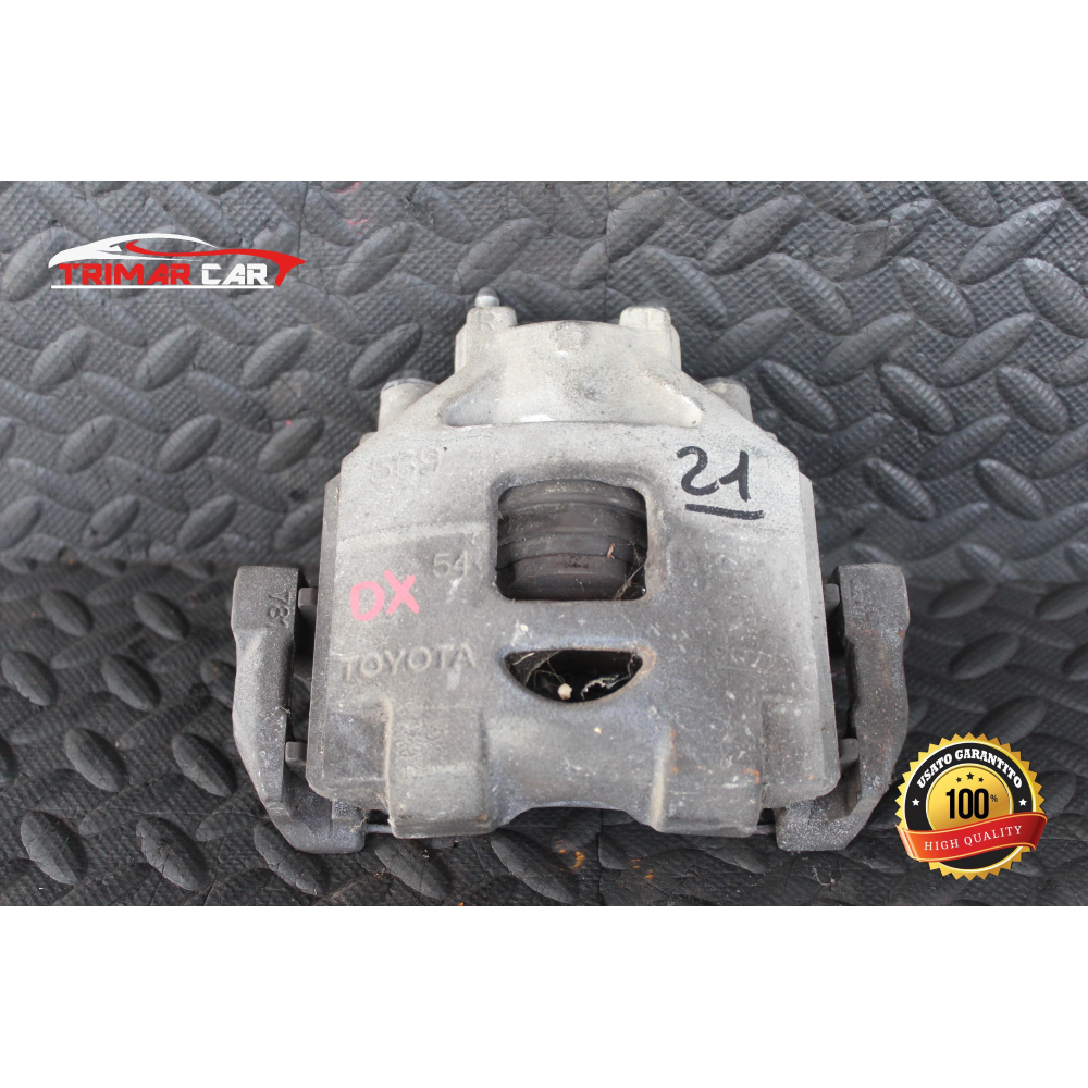 PINZA FRENO ANTERIORE DESTRA TOYOTA YARIS 3 III (P13)(2010 IN POI) 1.4D-4D  90CV  66KW  COD MOT; 1NDTV