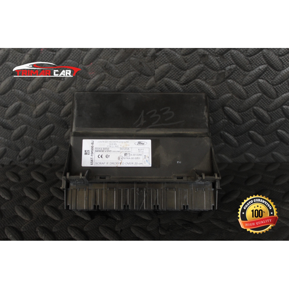 6S6T-15K600-BJ CENTRALINA COMFORT FORD FIESTA 5 V (JH,JD)(01-10) 1.4 TDCI 68CV 50KW COD MOT; F6JA / F6JB