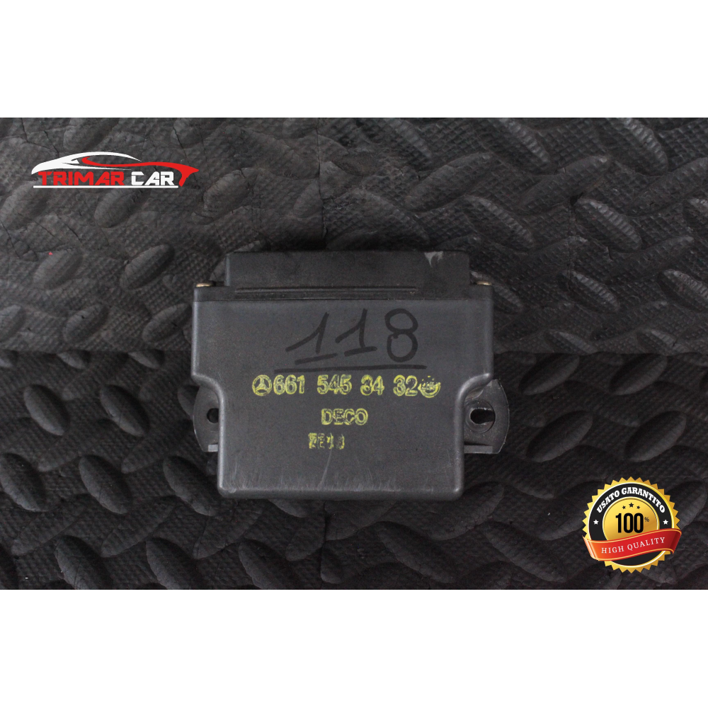 6615453432 CENTRALINA RELÉ CANDELETTE SSANGYONG KORANDO (KJ)(96-06) 2.3 TDI 4X4 101CV 74KW COD MOTORE: OM661LA