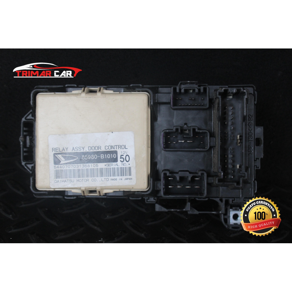 85980-B1010 CENTRALINA SCATOLA PORTAFUSIBILI DAIHATSU TERIOS 2 (J2)(2006 IN POI) 1.5 VVT-I RWD 105CV 77KW COD MOT 3SZ