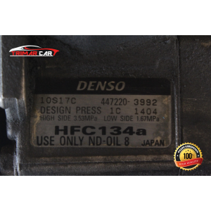 447220-3992 COMPRESSORE AC CLIMA MITSUBISHI PAJERO 3 (V60)(99-06) 3.2 DI-D 165CV 121KW COD MOT; 4M41