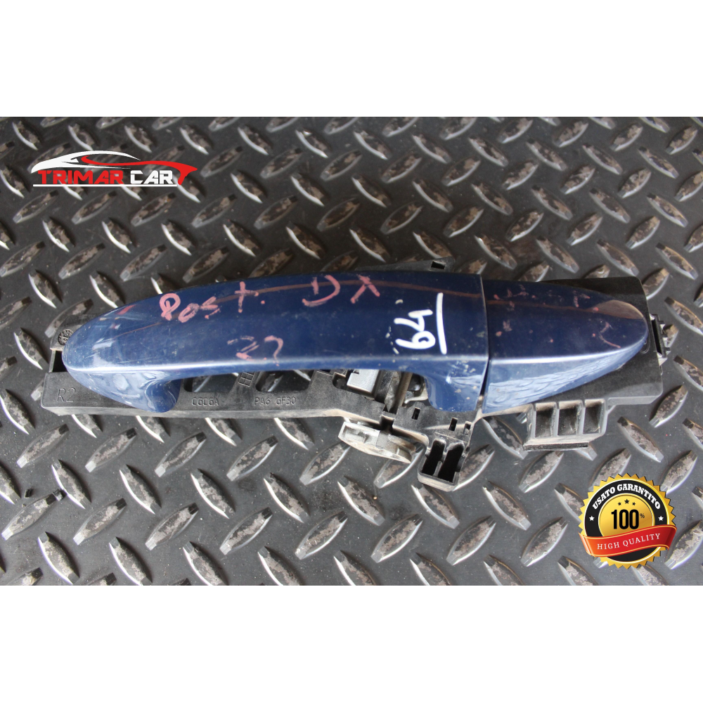 8A61-A224A36 MANIGLIA ESTERNA POSTERIORE DESTRA FORD FIESTA 6 VI (2008-2017) 1.6 TDCI 90CV 66KW COD.MOT. HHJD