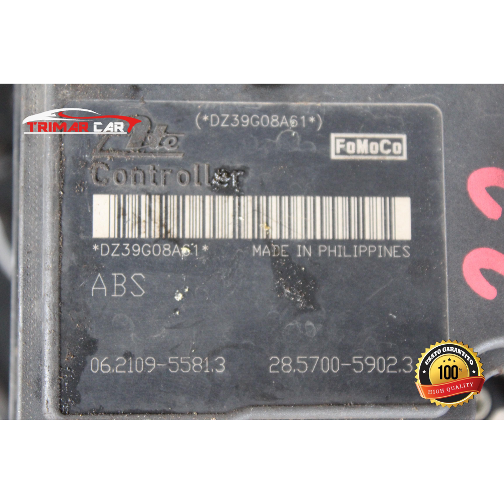 8V512M110AD POMPA CENTRALINA ABS FORD FIESTA 6 VI (2008-2017) 1.6 TDCI 90CV 66KW COD.MOT. HHJD