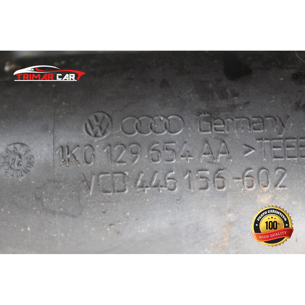 1K0129654AA TUBO MANICOTTO INTERCOOLER TURBO VW GOLF 5 V (1K1)(2003-2009)