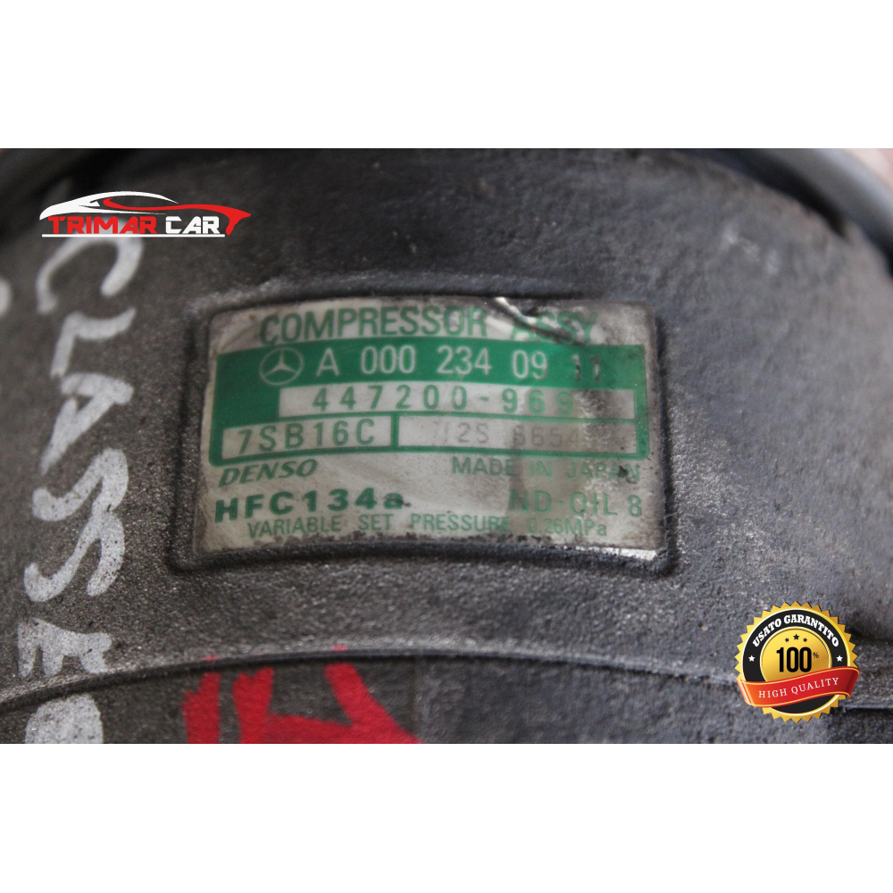 A0002340911 COMPRESSORE AC CLIMA MERCEDES CLASSE C (W202)(1993-2000)