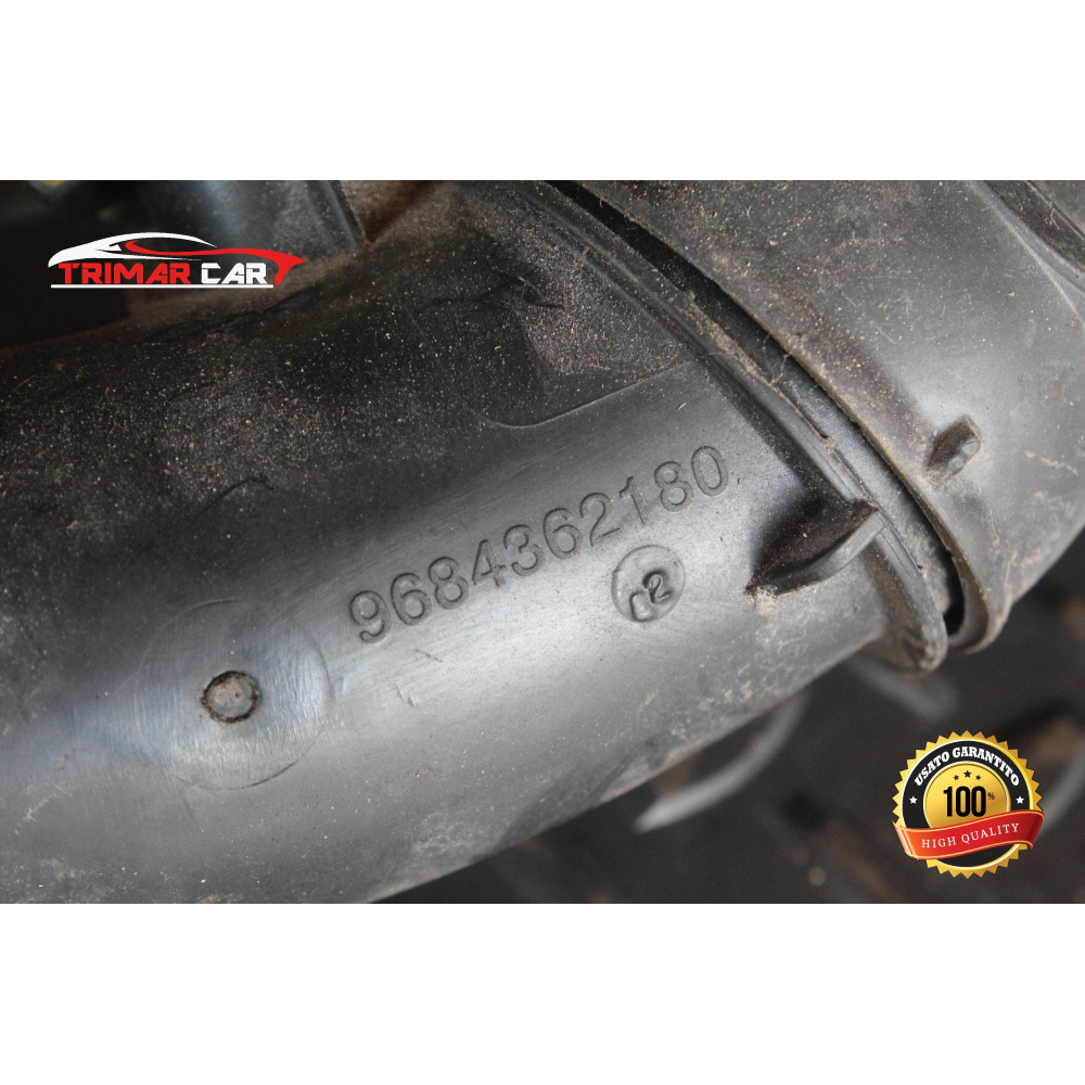 9684362180 TUBO MANICOTTO ASPIRAZIONE ARIA PEUGEOT 208 I (CA , CC)(2012 IN POI)