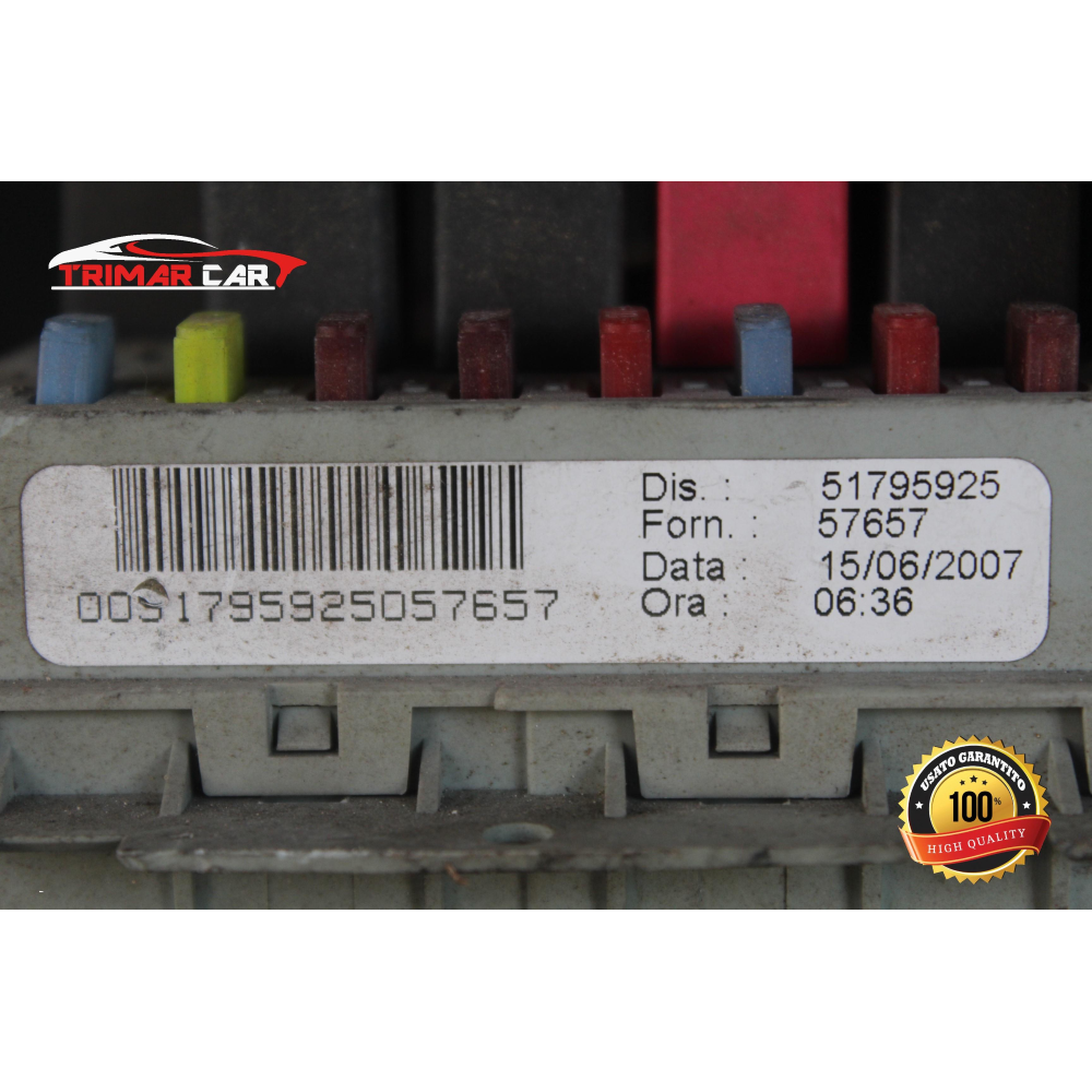 51795925 CENTRALINA SCATOLA PORTAFUSIBILI FIAT IDEA (350)(2003-2012)