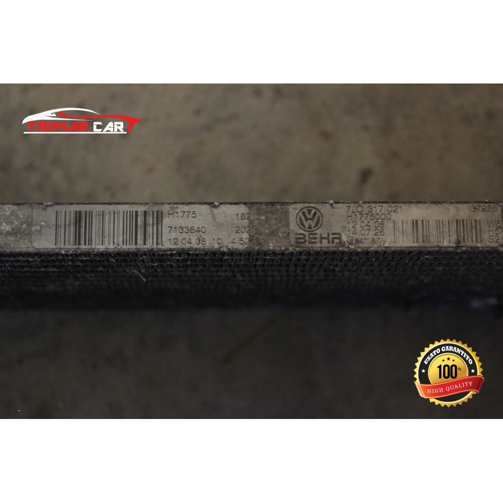 7L0317021 RADIATORE SCAMBIATORE OLIO CAMBIO AUTOMATICO AUDI Q7 (4LB)(2006-2015) 3.0 TDI V6 240CV 176KW 24V COD MOTORE: CAS