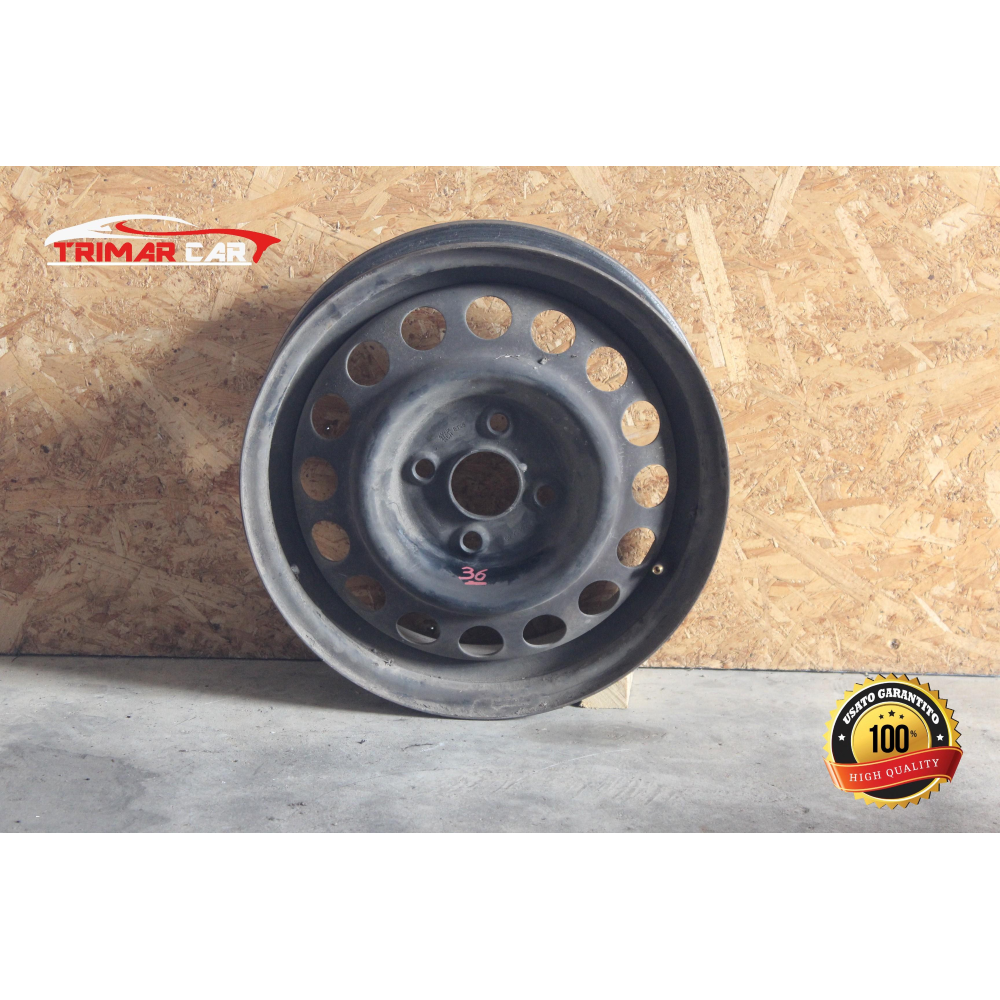 2140681 R14 CERCHIO SINGOLO IN FERRO SEAT Mii (KF1)(2011 IN POI) 1.0 60CV 44KW COD MOTORE: CHYA , DAFA