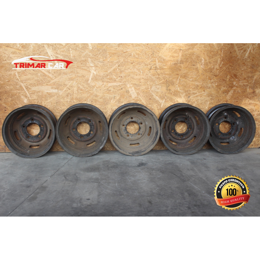 6JX15H2 R15 SET 5 CERCHI IN FERRO SUZUKI GRAND VITARA 1 I (FT,HT)(98-06)