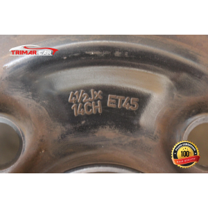 2140681 R14 CERCHIO SINGOLO IN FERRO OPEL AGILA (A)(H00)(2000-2007)