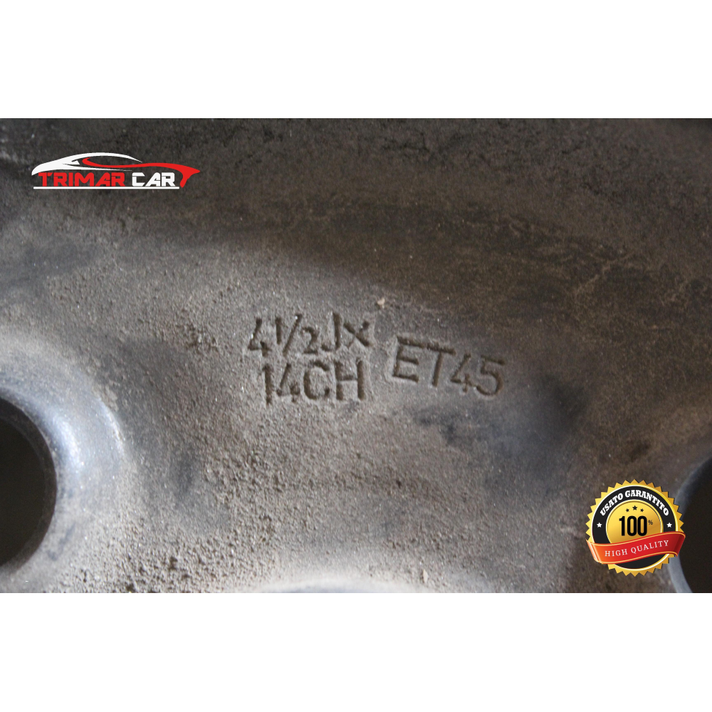 2140681 R14 CERCHIO SINGOLO IN FERRO SEAT Mii (KF1)(2011 IN POI) 1.0 60CV 44KW COD MOTORE: CHYA , DAFA