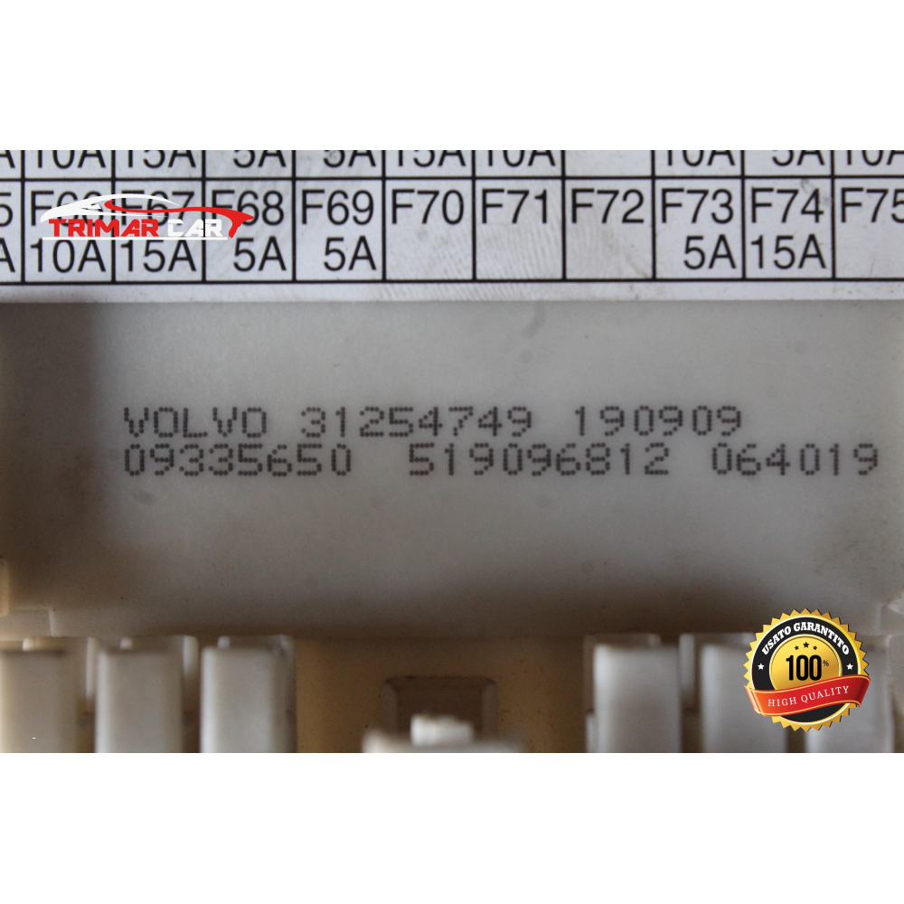31254749 CENTRALINA SCATOLA PORTAFUSIBILI VOLVO V50 (MW)(2003-2012)