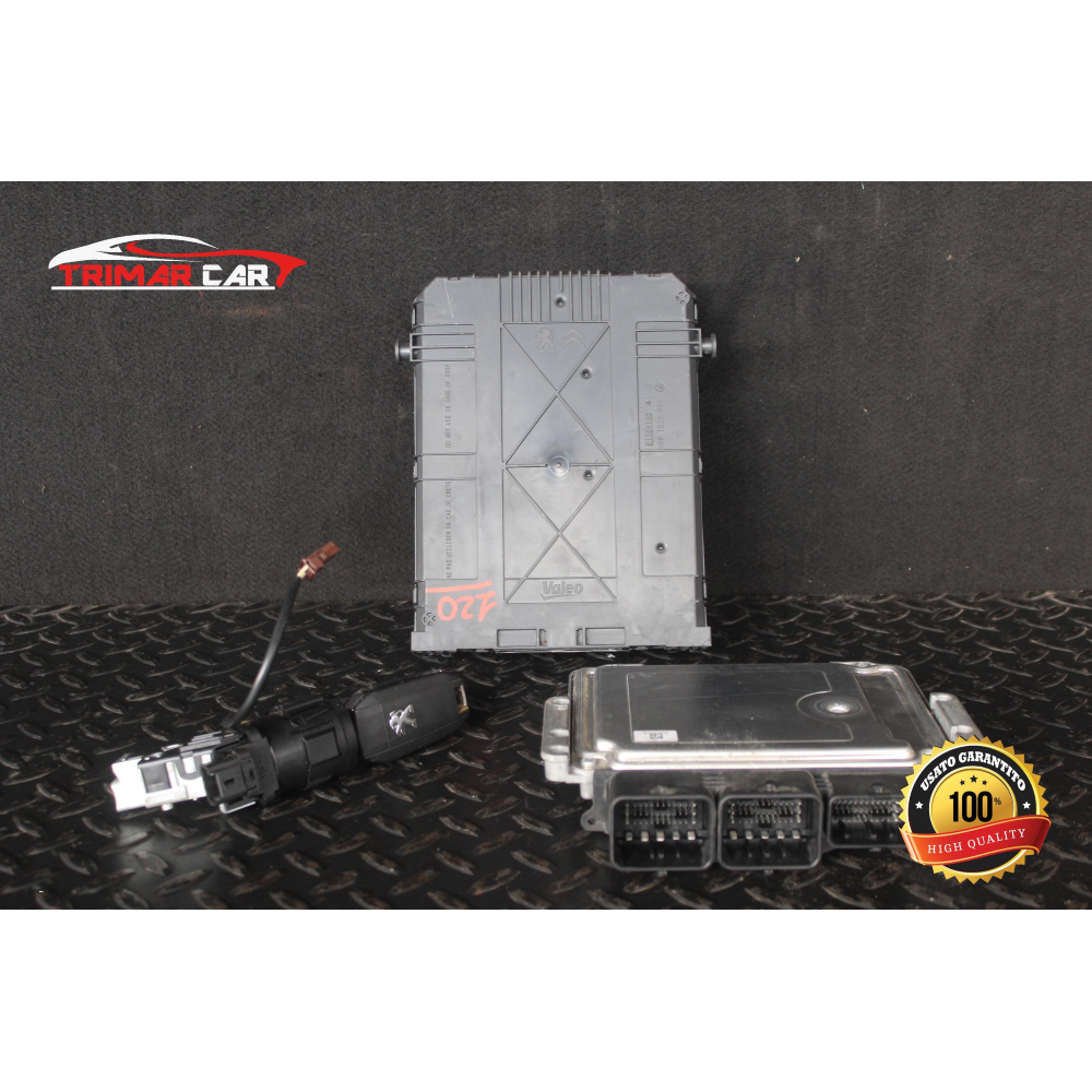 9807531680 0281030545 KIT BLOCCO ACCENSIONE PEUGEOT 208 I (CA , CC)(2012 IN POI) 1.4 HDI 68CV 50KW COD MOT; 8H01